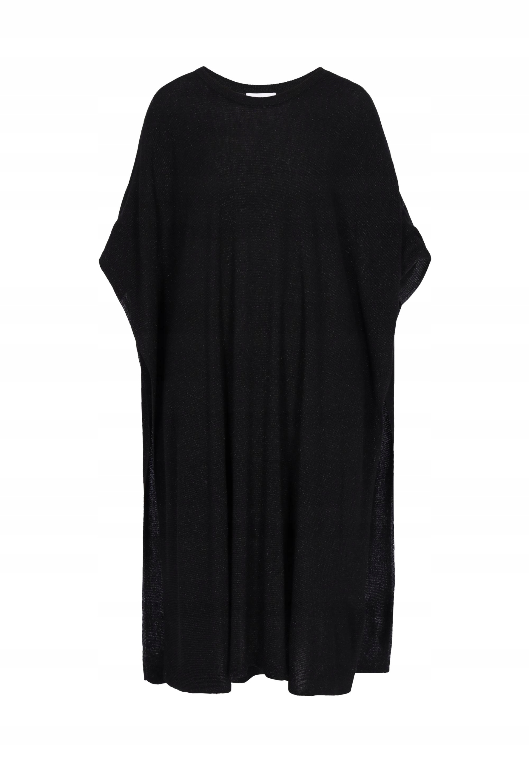 Aoda dámské pončo černé, XL/XXL