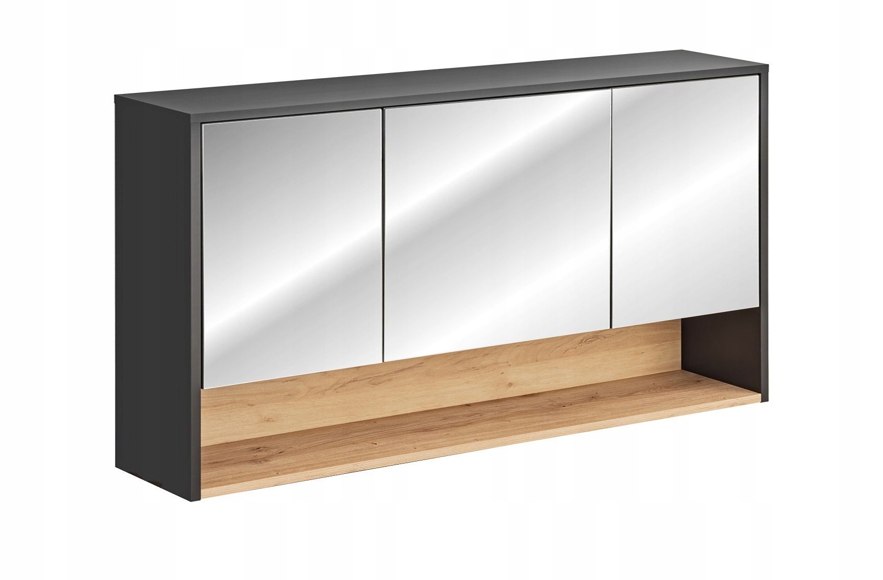 SZAFKA ŁAZIENKOWA Z LUSTREM 120 CM BORNEO COSMOS Typ wiszące