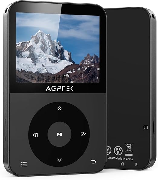Odtwarzacz Agptek A52PL MP3 64GB Bluetooth 5.3 Słuchawki Radio