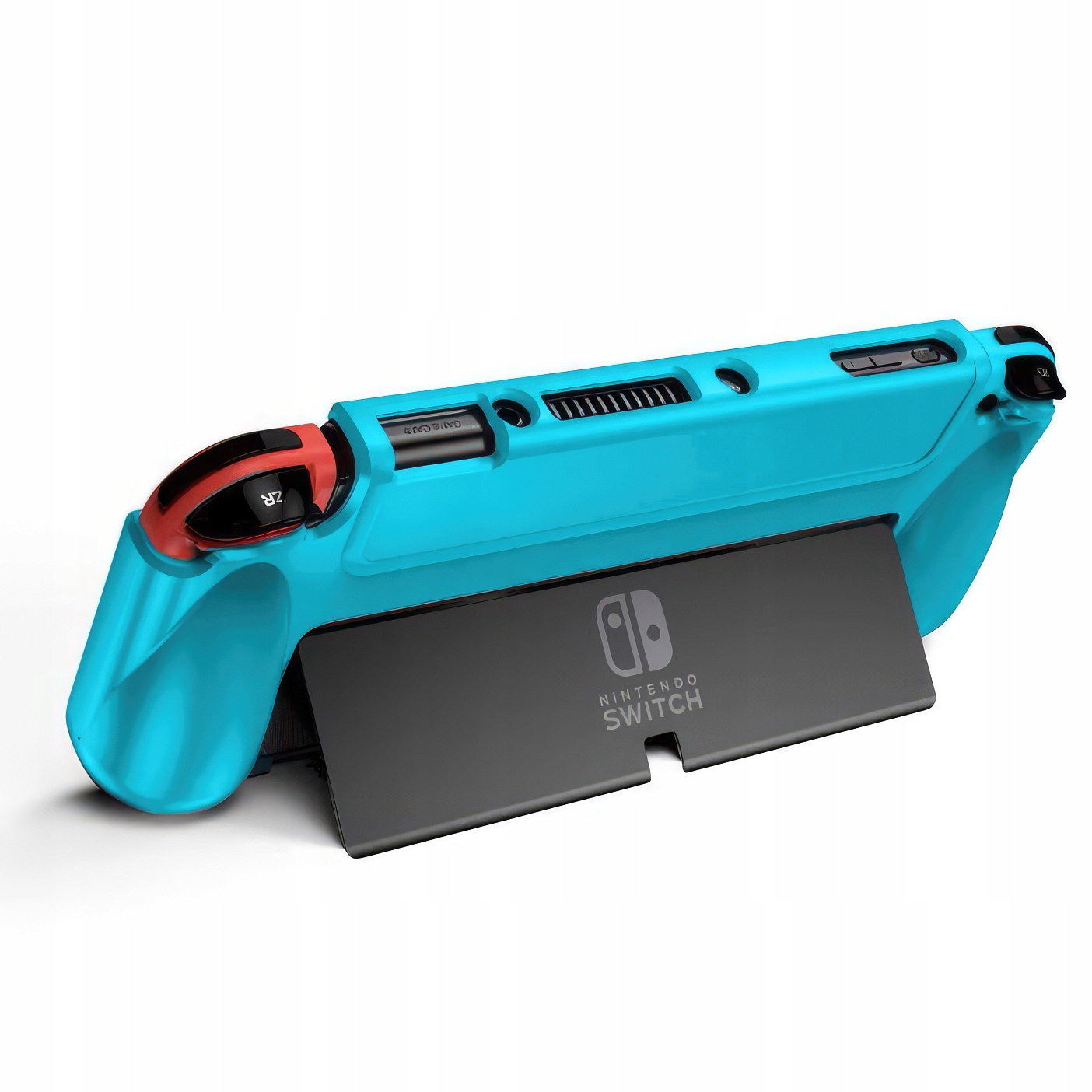 Etui Smart-Tel SWITCH-CASE-SIL-BLUE-ST do Nintendo Switch OLED niebieskie