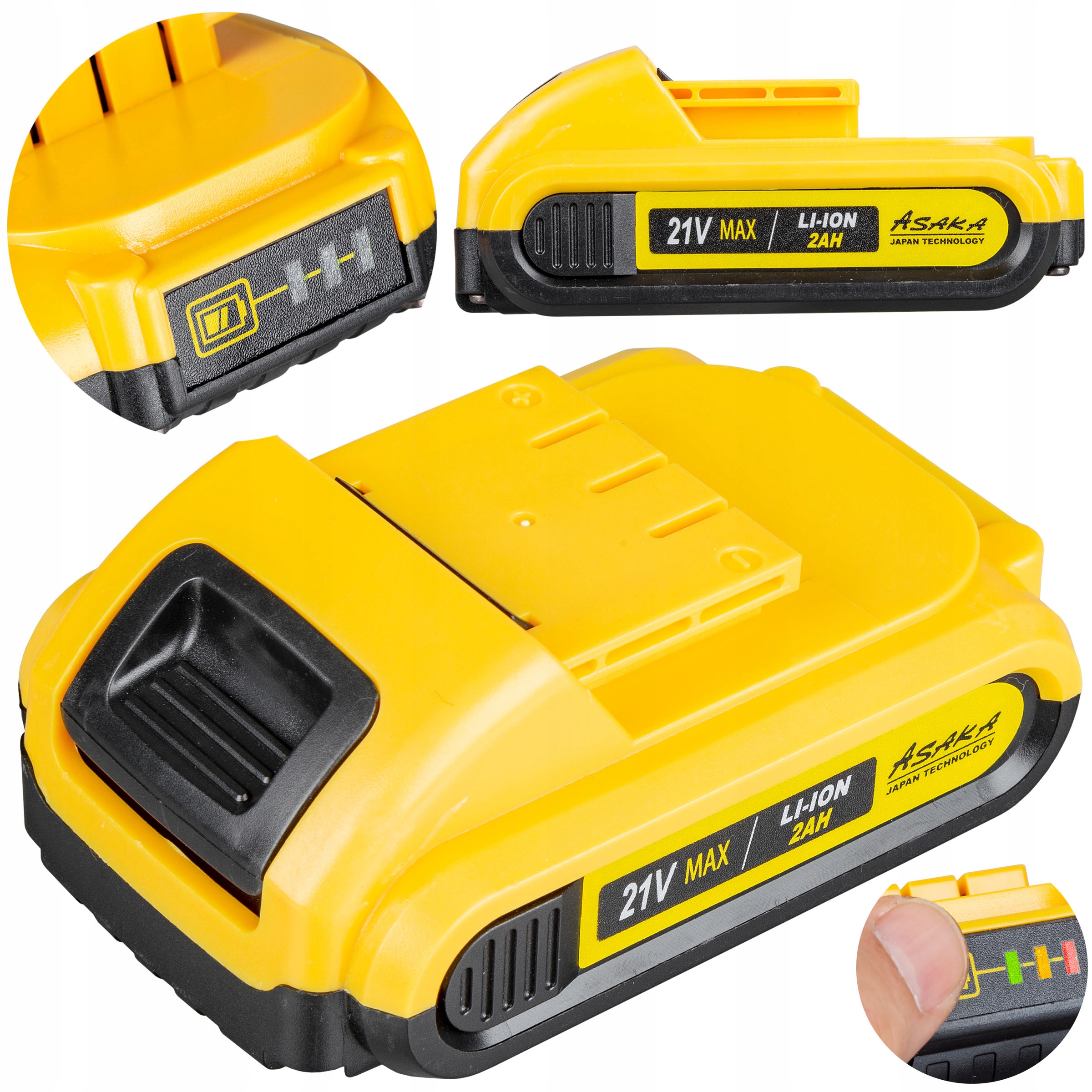 Akumulator Bateria Li-ion 21V 2.0AH Wkrętarka