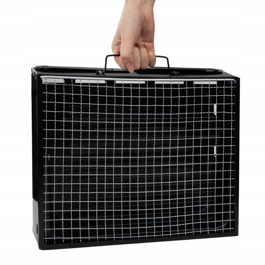 GRILL TURYSTYCZNY PRZENOŚNY SKŁADANY WALIZKA Kempingowy WĘGLOWY Z UCHWYTEM Szerokość grilla 29 cm