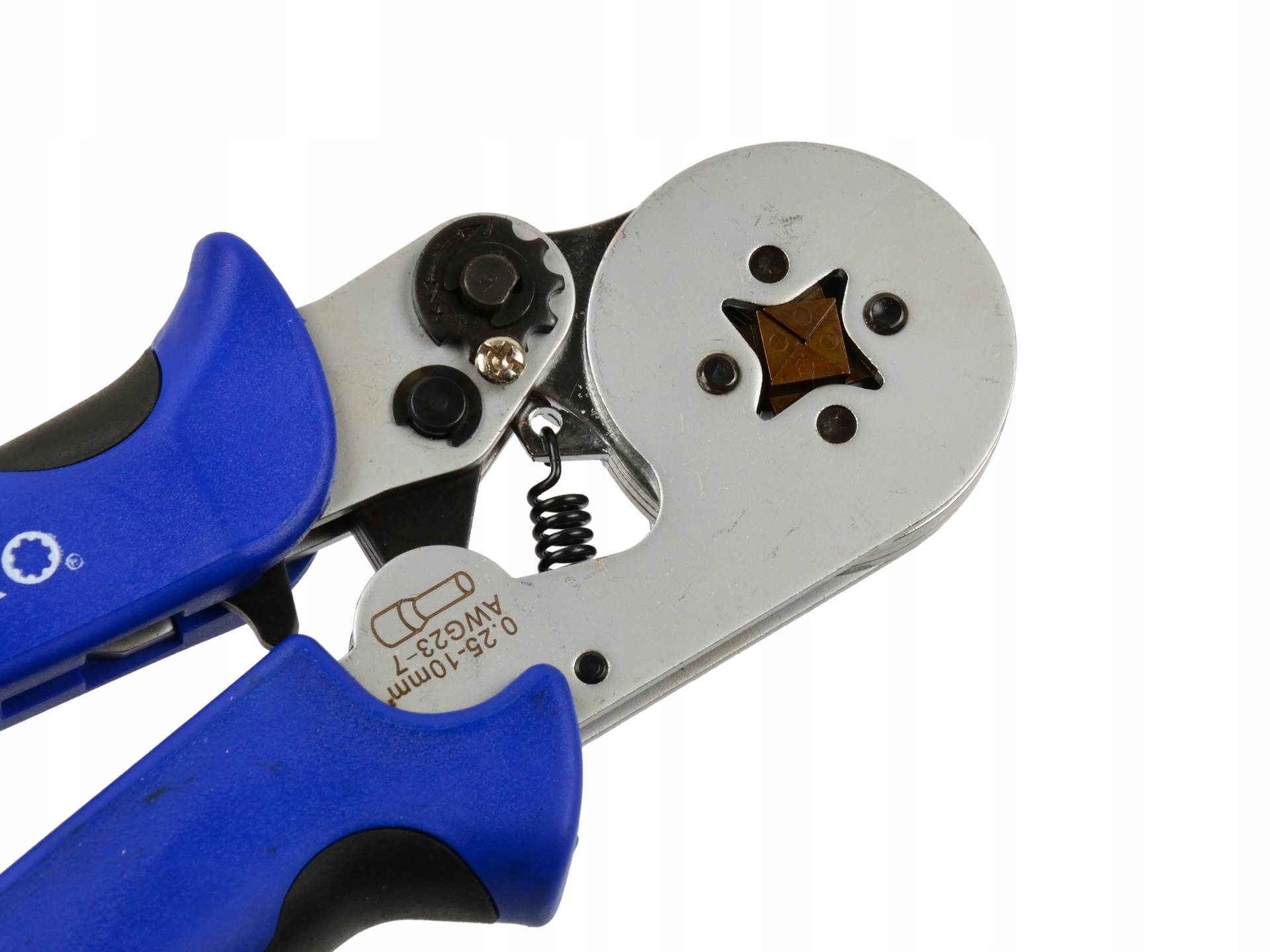 Zaciskarka praska do tulejek 0,25 mm² - 10 mm² Waga produktu z opakowaniem jednostkowym 0.45 kg