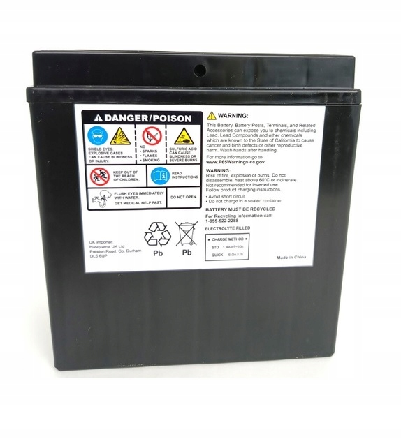 Akumulator żelowy TC/CTH do traktorków Husqvarna Typ akumulator