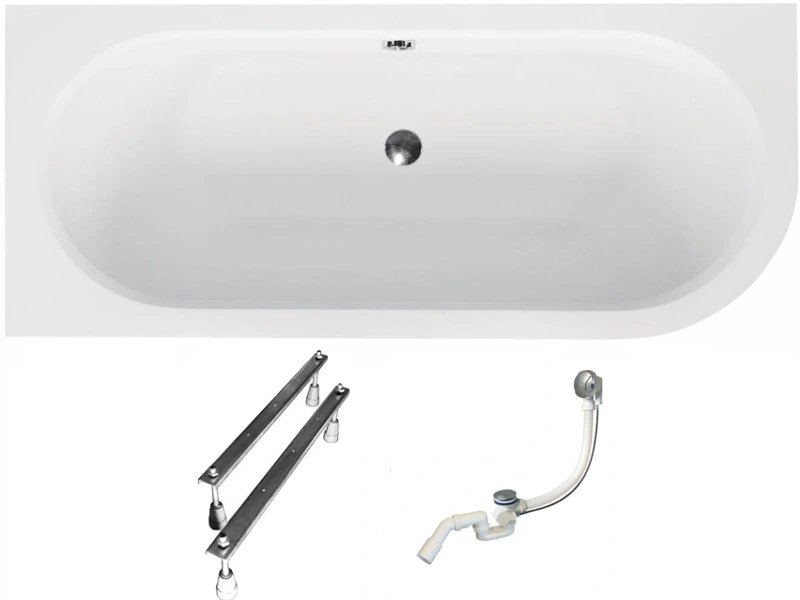 

Besco Avita Slim Wanna Akrylowa 160x75 + Syfon