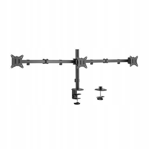 Gembird Biurkowe Regulowane Ramię/uchwyt Na 3 Monitory 17-27, 100X100MM, Do