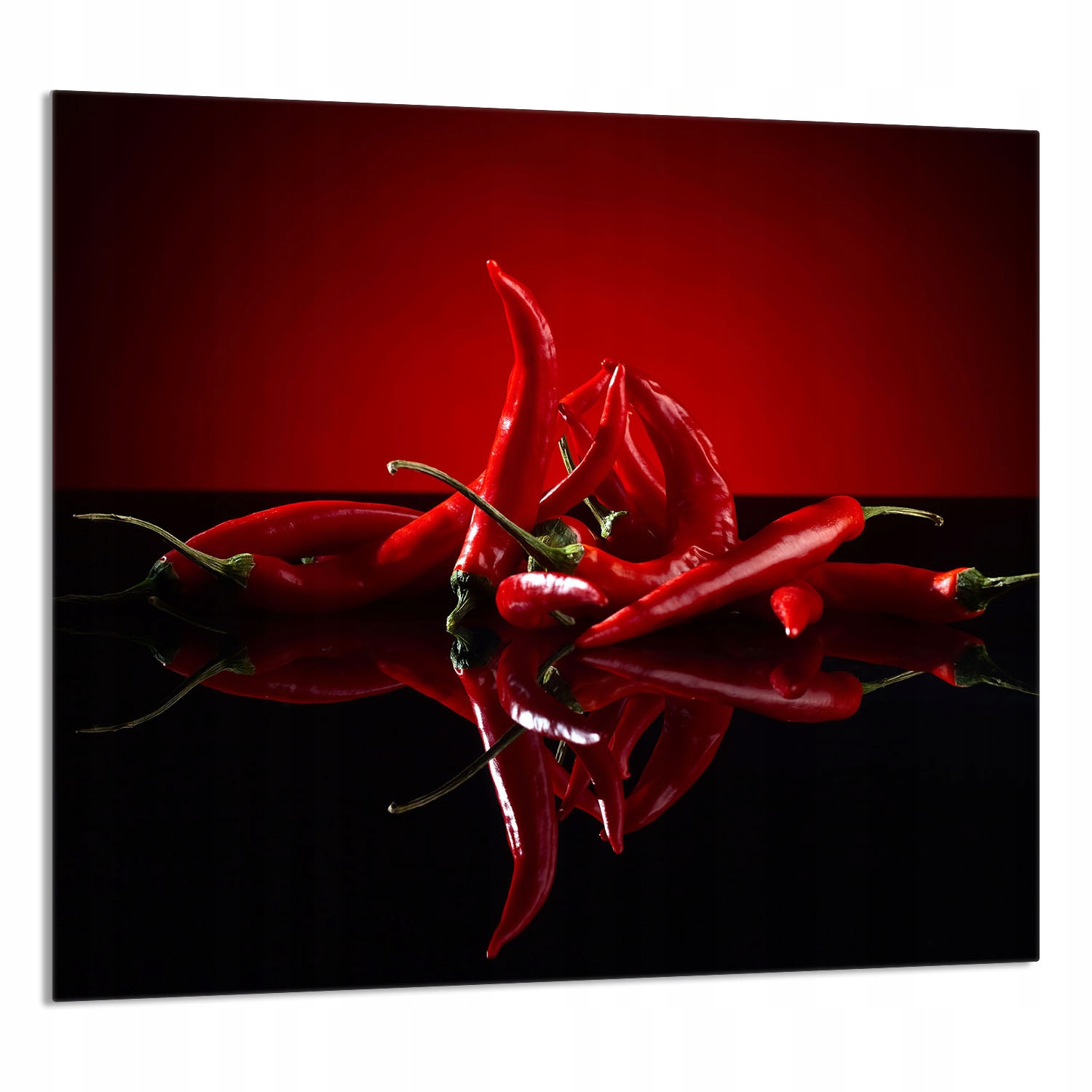 Skleněný Panel Do Kuchyně 65x60 Chilli Tvrzené Sklo