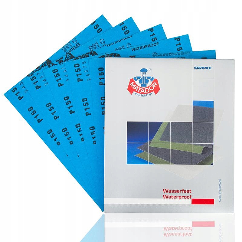 

Matador papier wodny papier ścierny arkusz P120