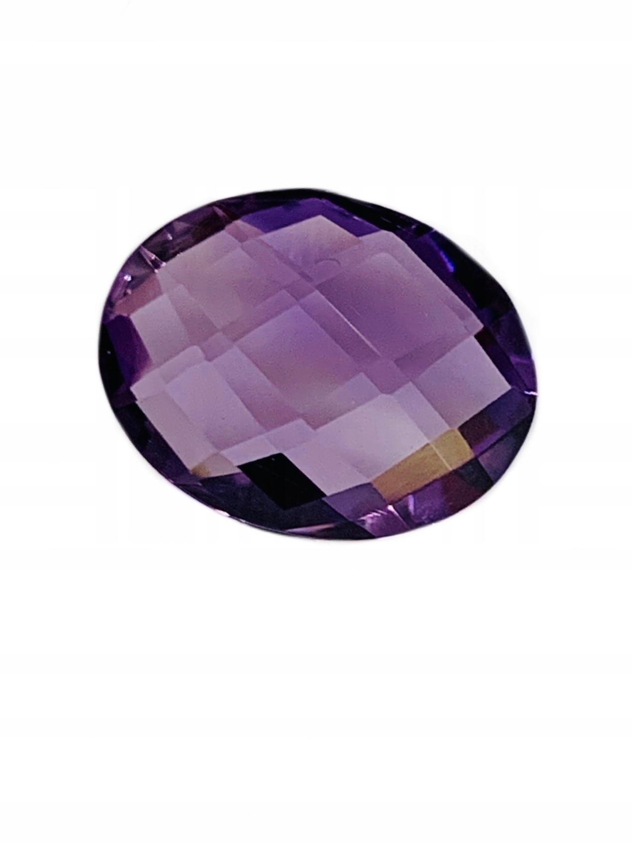 Ametyst Ovál Šachovnice 12X10 mm