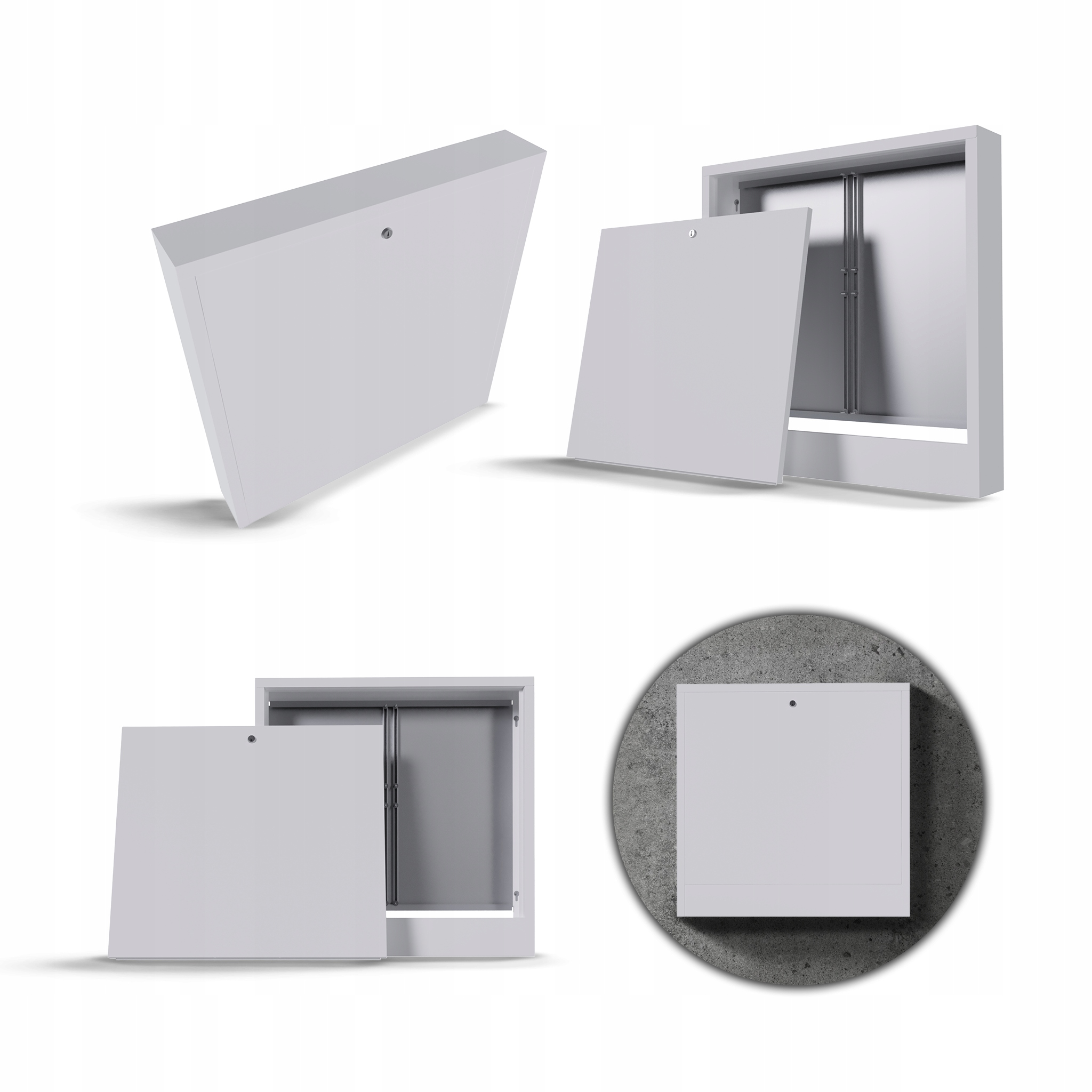 Nástěnná Skříňka Pro Rozdělovač 11-12 Obw Rozdělovačová Skříňka Bílá