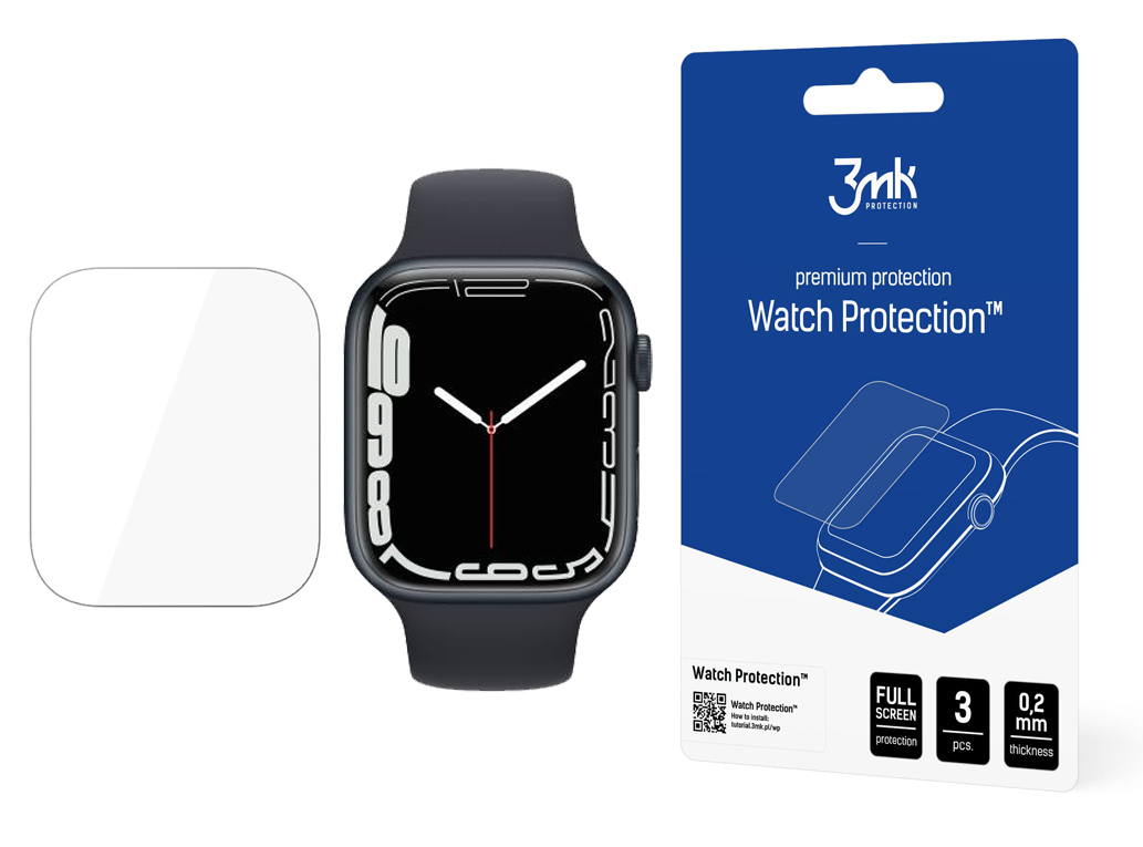 

3mk Folia Fullscreen Arc do Apple Watch 7 41mm