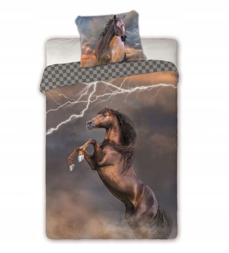 

140x200 Pościel Kot Psy Koty Koń Konie Horses 03