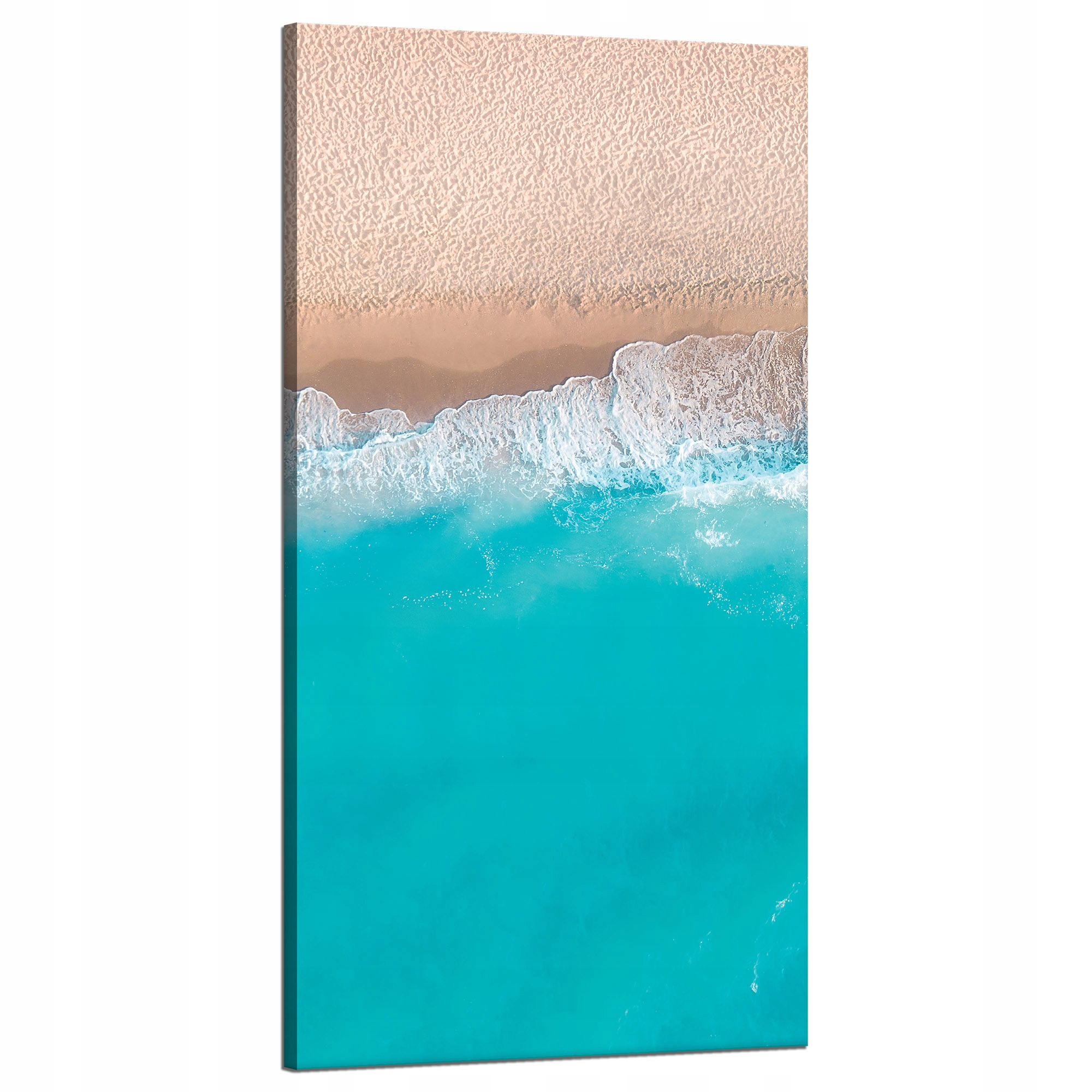 Obraz na plátně Voda Vlny Pláž Písek 60x120 cm Ideální jako dárek