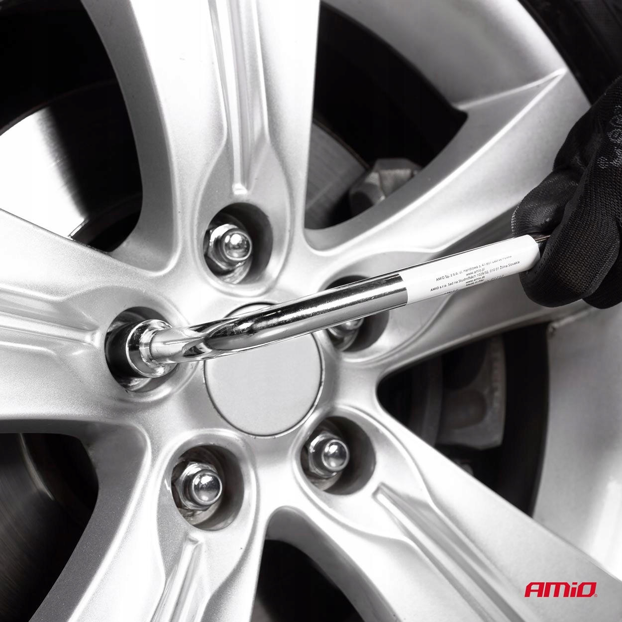 KLUCZ DO KÓŁ SAMOCHODOWY L 17MM AMiO Marka Amio