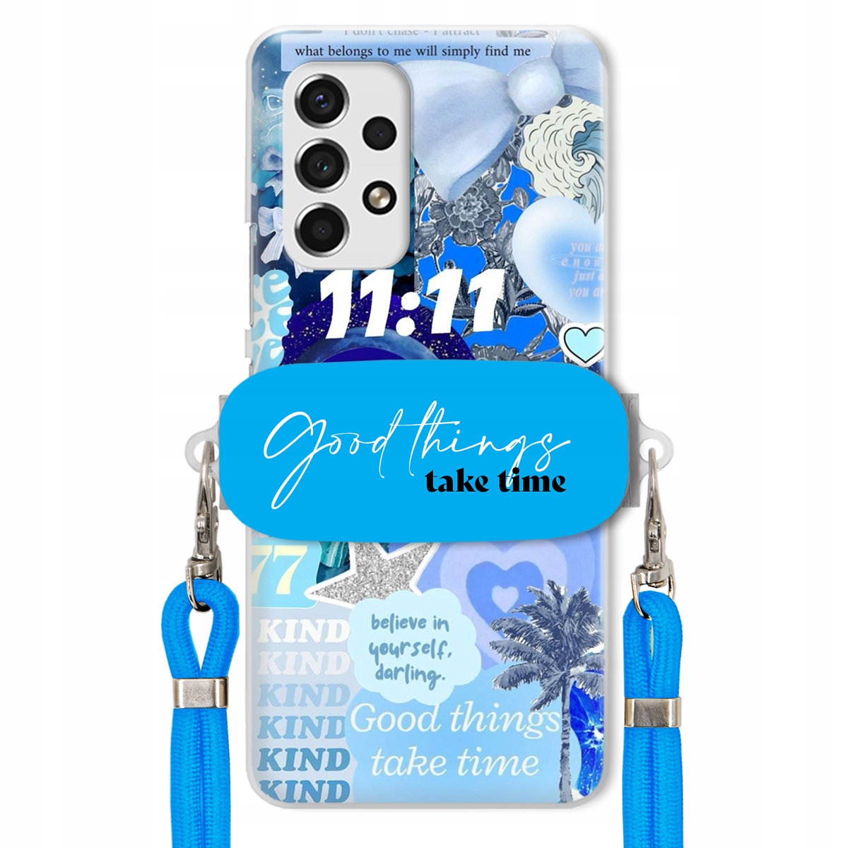 Puzdro pre Samsung A53 5G Držiak Crossbody vodítko Good Things Sea Lata