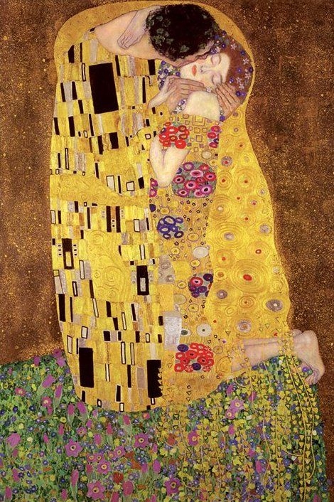 

Gustav Klimt The Kiss Pocałunek plakat do salonu