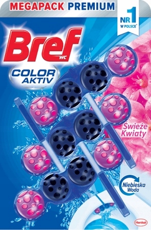 

Bref Color Kwiaty Zawieszka Kulki Barwiące Wc x 3