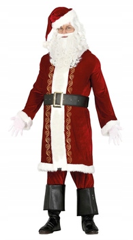 Kostým Santa Clause Delux mikina kalhoty čepice L