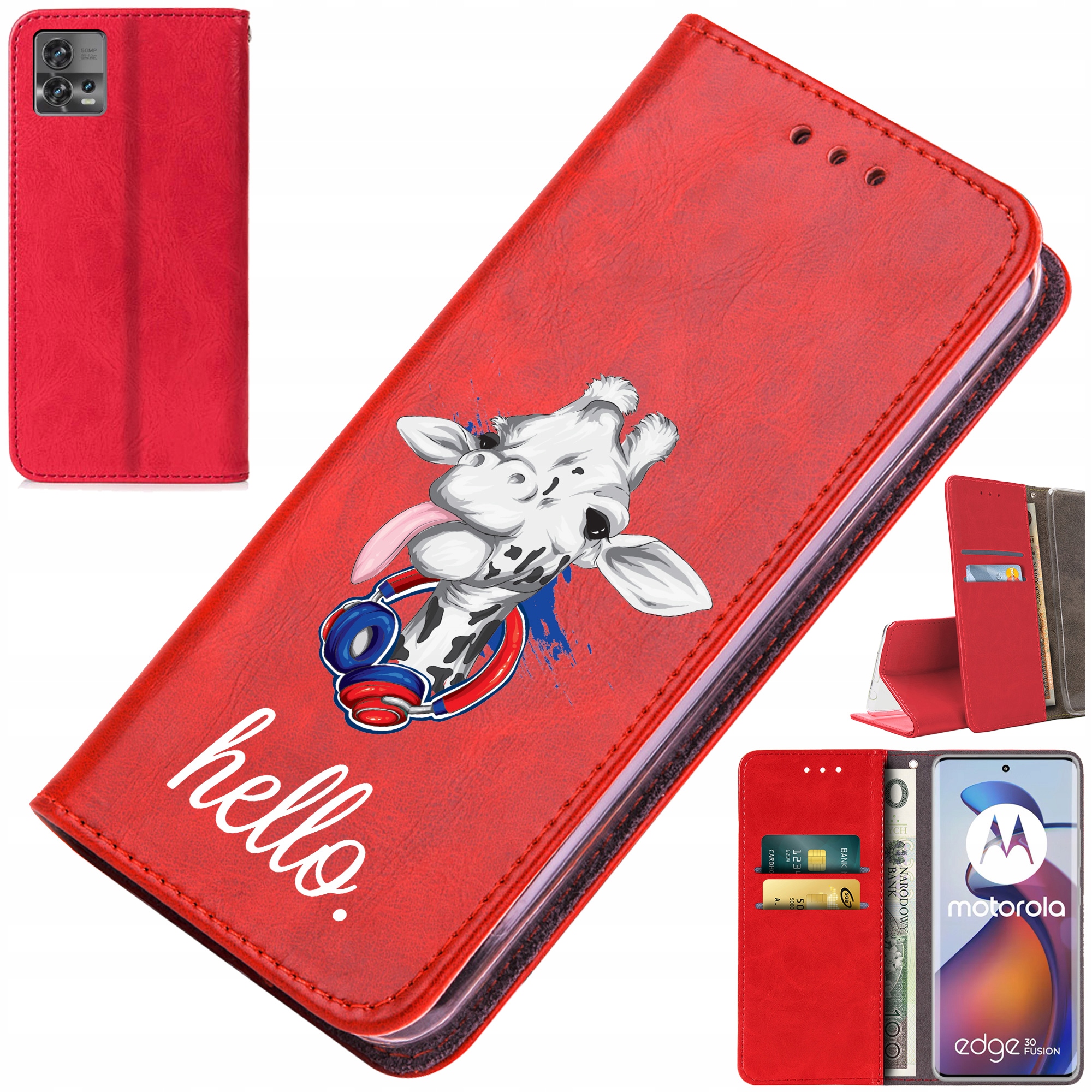 

Etui Portfel Case do Motorola Edge 30 Fusion