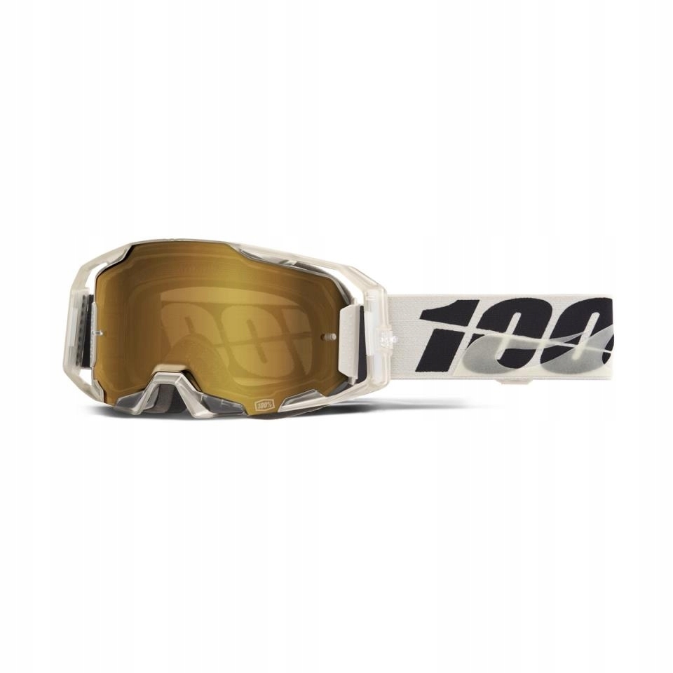 100 % Gogle Armatic Pitch Mirror True Gold Lens Farba Šedá/čiern