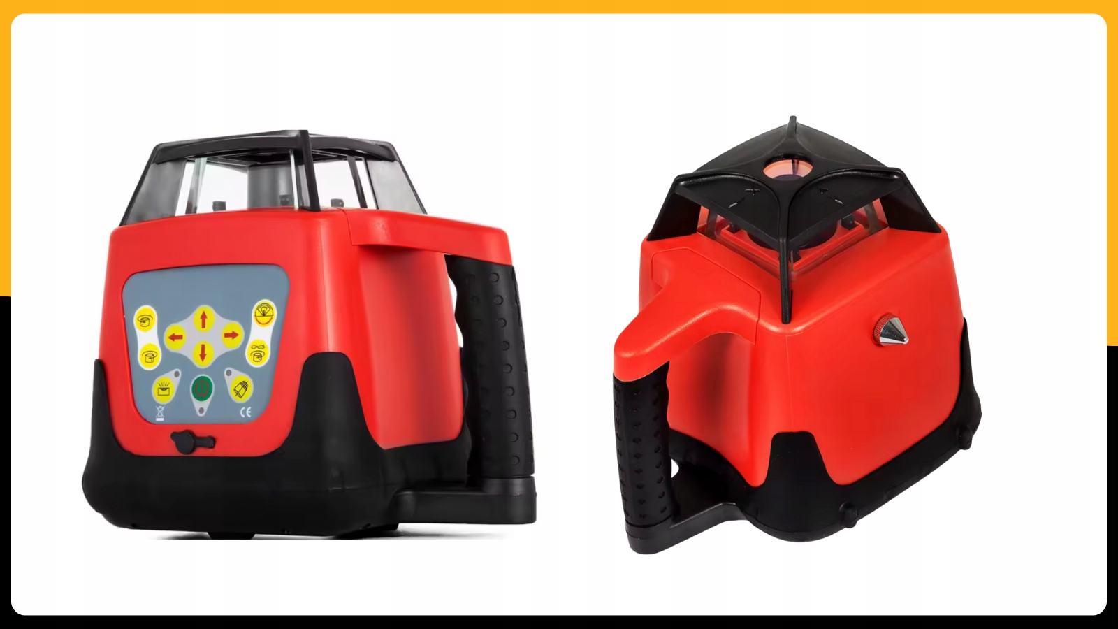 PROFESJONALNY NIWELATOR LASEROWY OBROTOWY LASER KRŻYŻOWY ZESTAW+STATYW 1,6M Marka Vevor