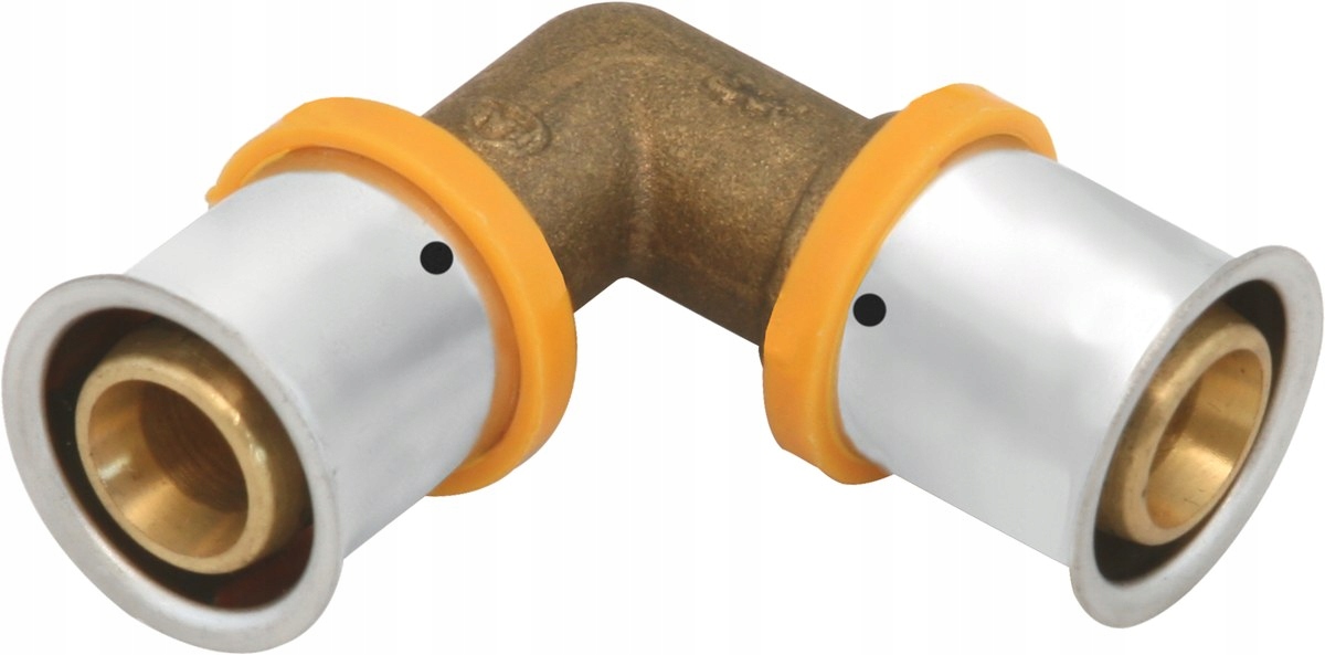 Koleno 90° mosazné ultraPRESS 32