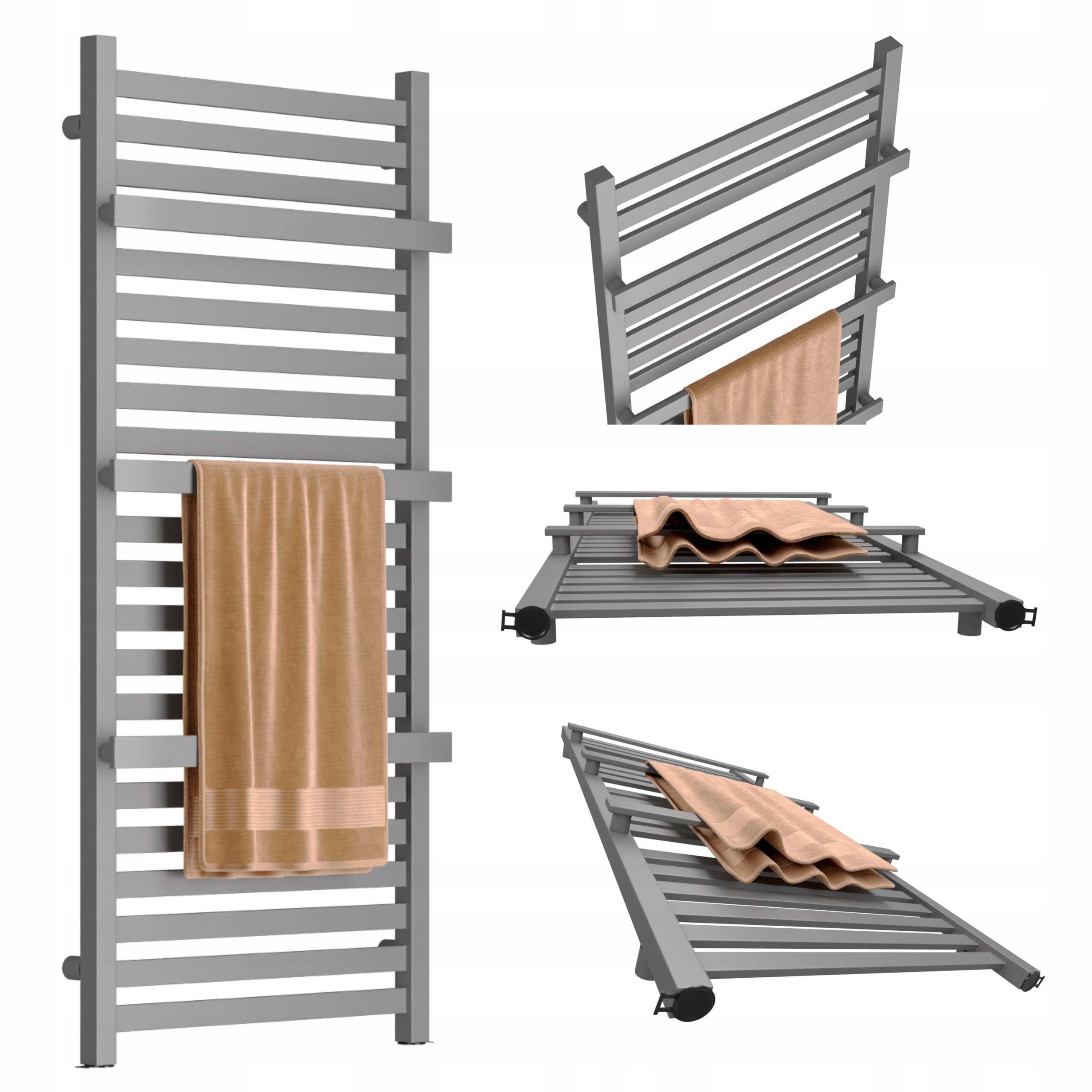 Koupelnový Radiátor Gold 1350x430 Antracit