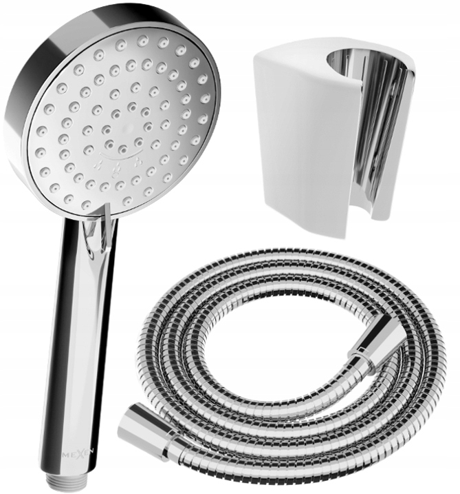 MEXEN ZESTAW PRYSZNICOWY SŁUCHAWKA R-75 WĄŻ CHROM