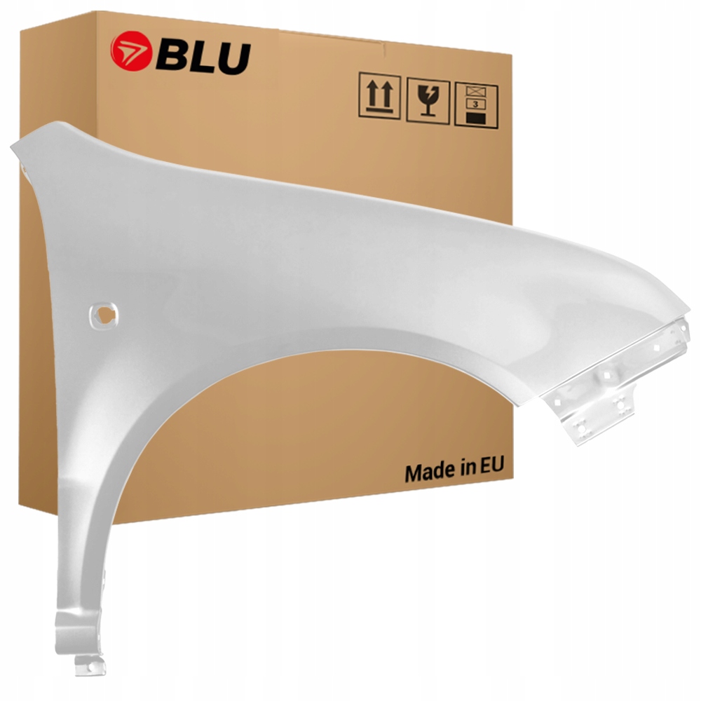 Blu Blatník Škoda Fabia I 1 6Y 9156 pravý stříbrný 99-07 přední pozink