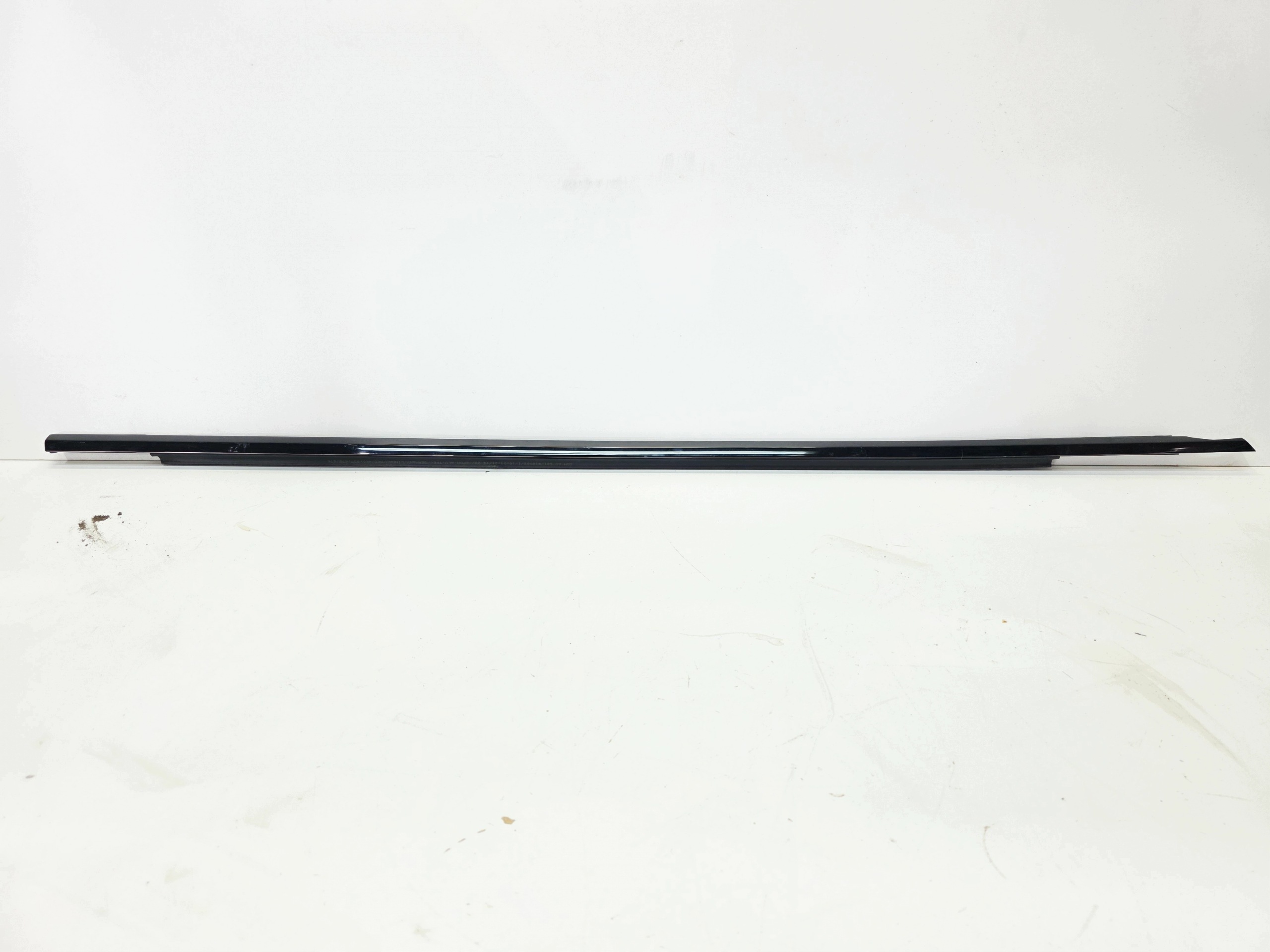 moulding door black POLYSK right front AUDI A6 C8 4K0837476A T94