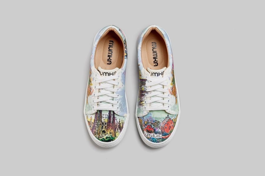 

Tenisówki Sneakersy Wegańskie Miejski Motyw 39