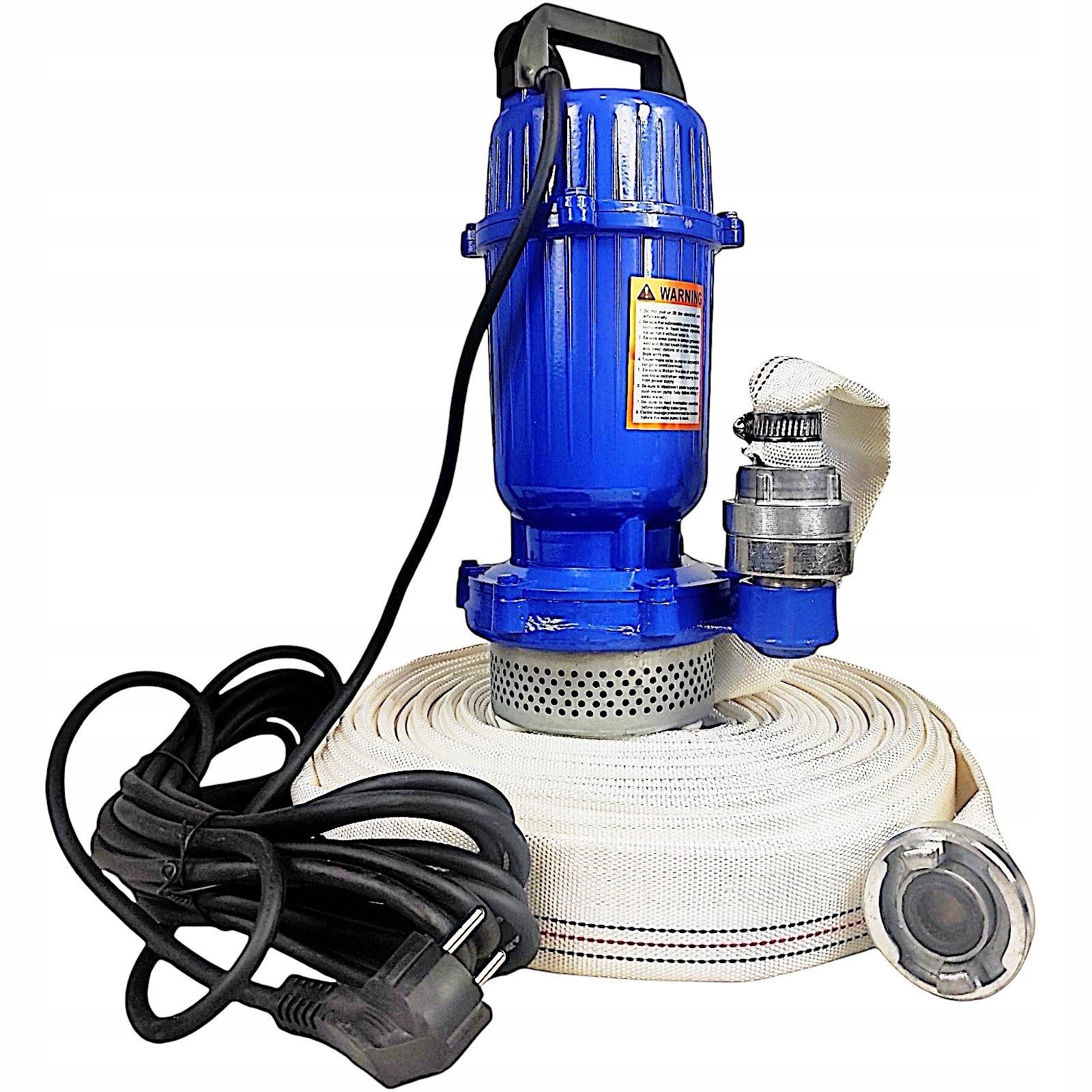 Pompa Do Wody Brudnej Czystej Ścieków Sito Sitko Zanurzeniowa 2650W Wąż 20M