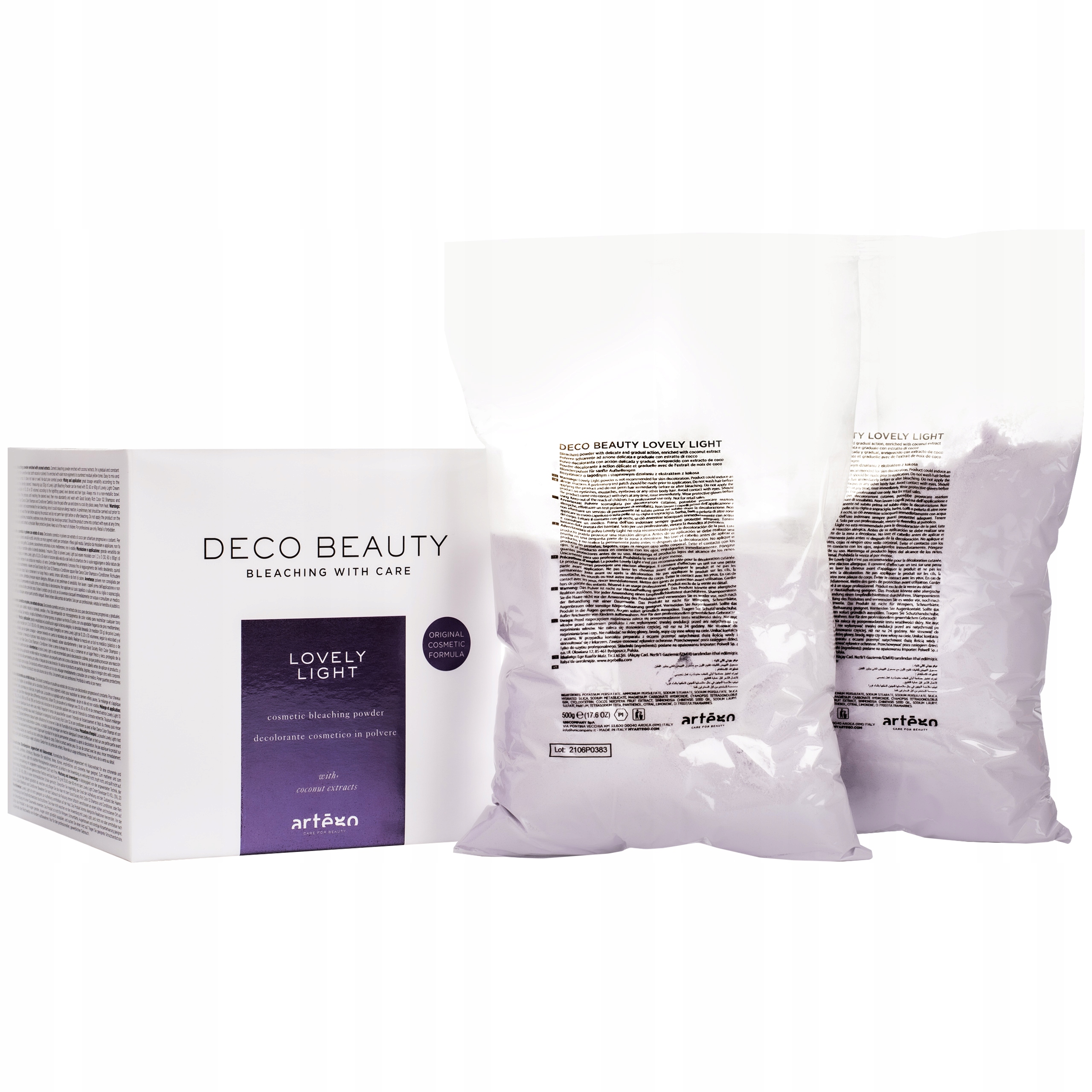 Profesionální rozjasňovač Artego Deco Lovely Light na vlasy 1000 g