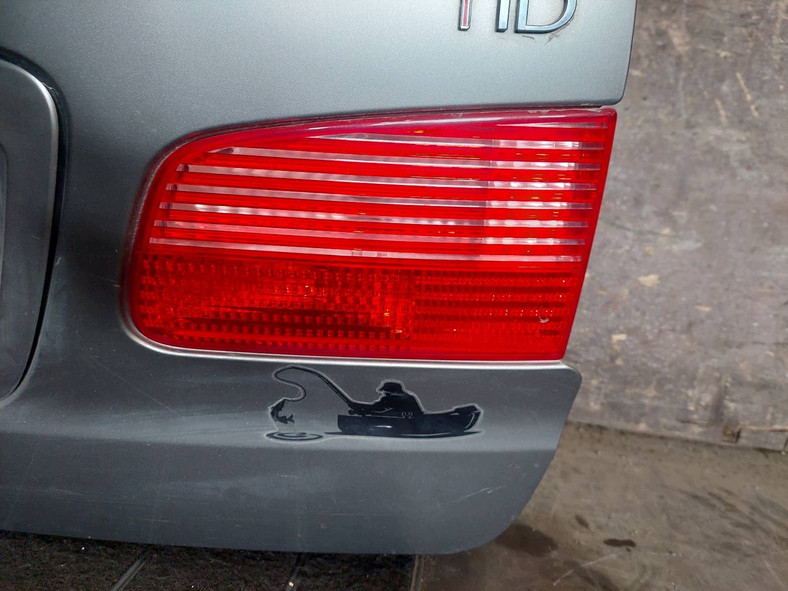complete rear part SAAB 9-5 279 trunk door boot bumper rear part lights rear part