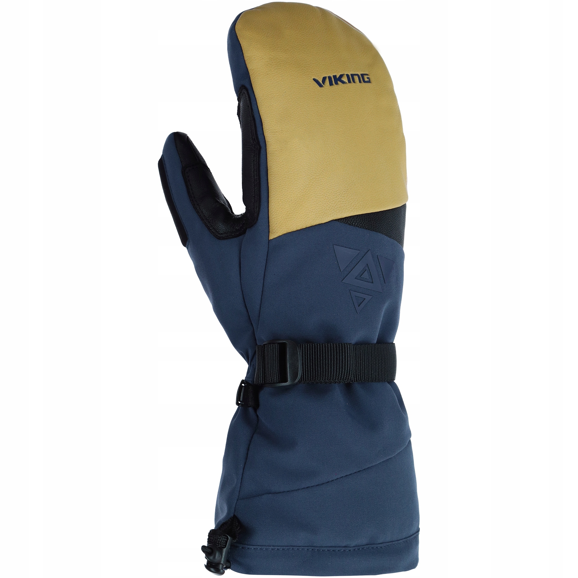 Pánské snowboardové lyžařské rukavice Viking Norvik Pro, modrá kůže 9