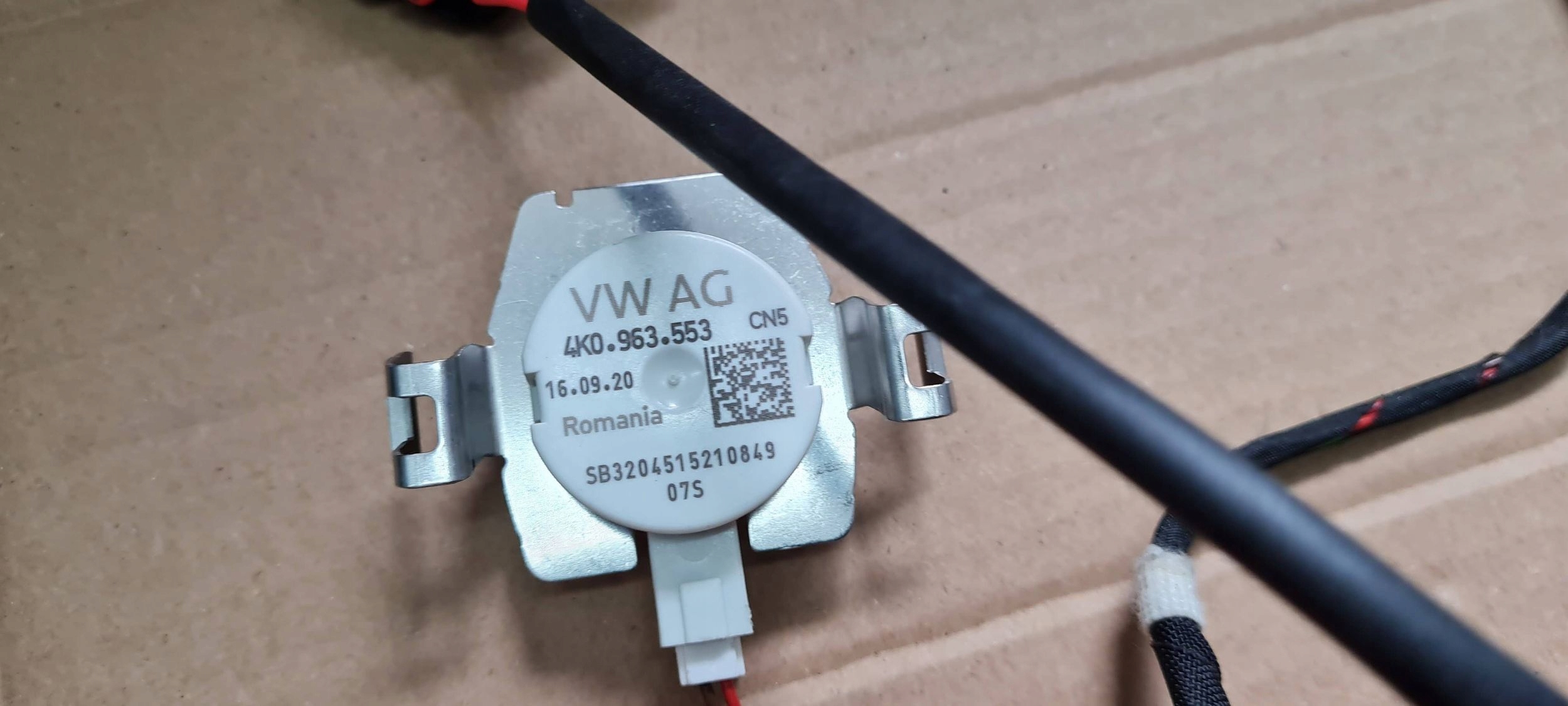 A6 C8 4K Sensor ZAJETOSCI ZAJECIA SITZ 4K0963553 VW AUDI