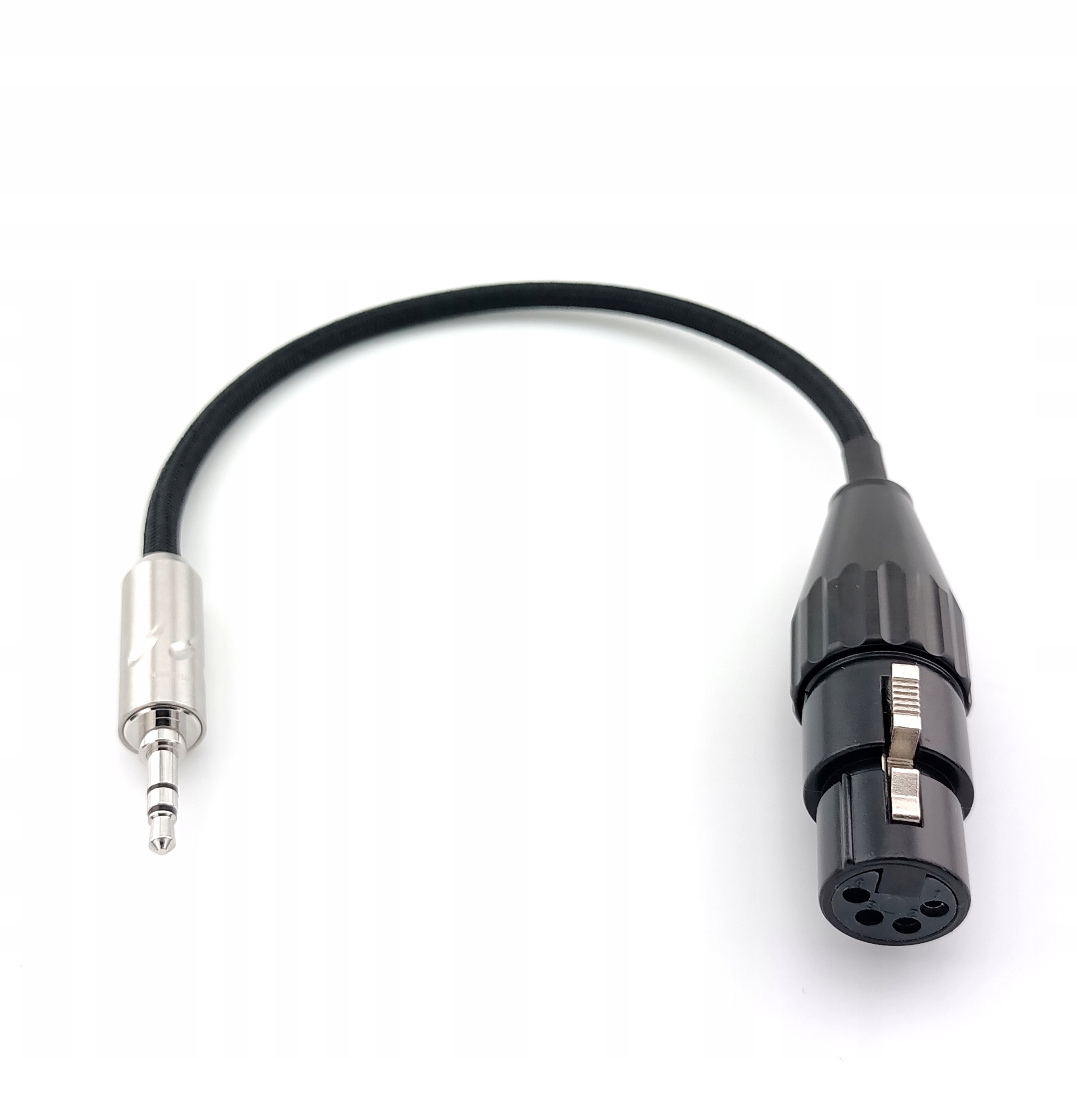 Kabel adapter 3,5mm XLR4 Furutech, Up-ofc ręcznie wykonany oplot