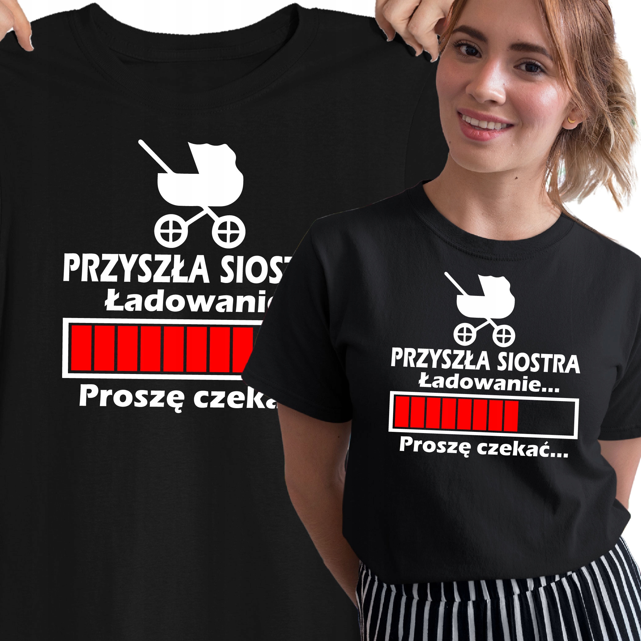 

Koszulka Dla Przyszłej Siostry Super Siostra Brat