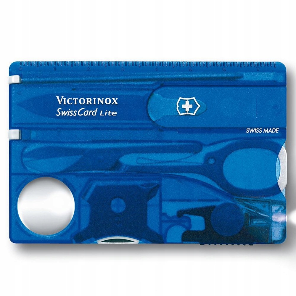 Victorinox SwissCard s Led diodou Modrá