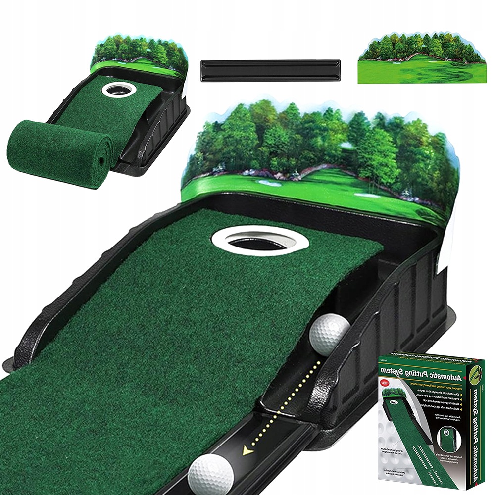 Przenośna Mata Golfowa Z Samoczynnym Powrotem Piłeczek Treningu Puttowania