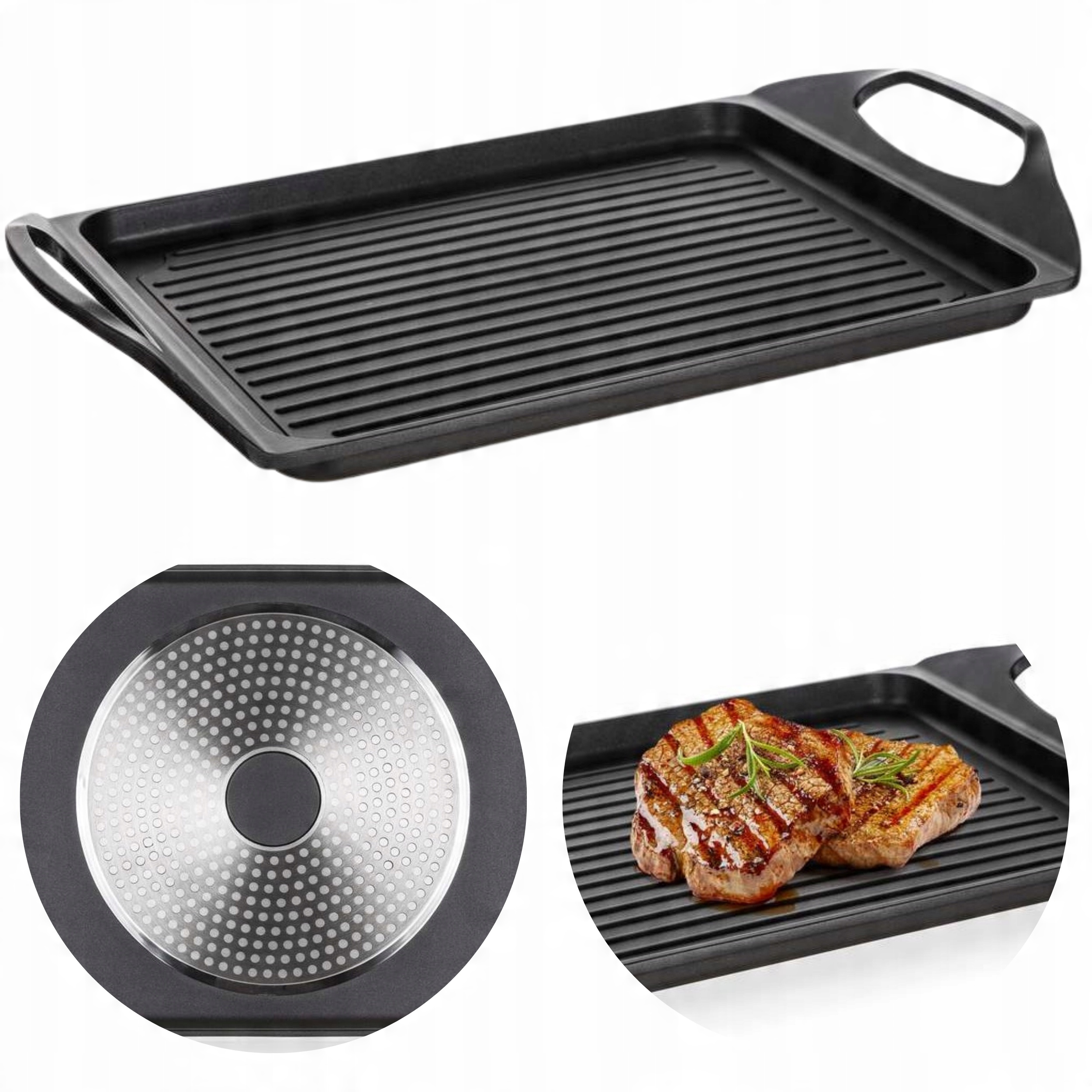 

Płyta grillowa patelnia do grillowania Indukcja