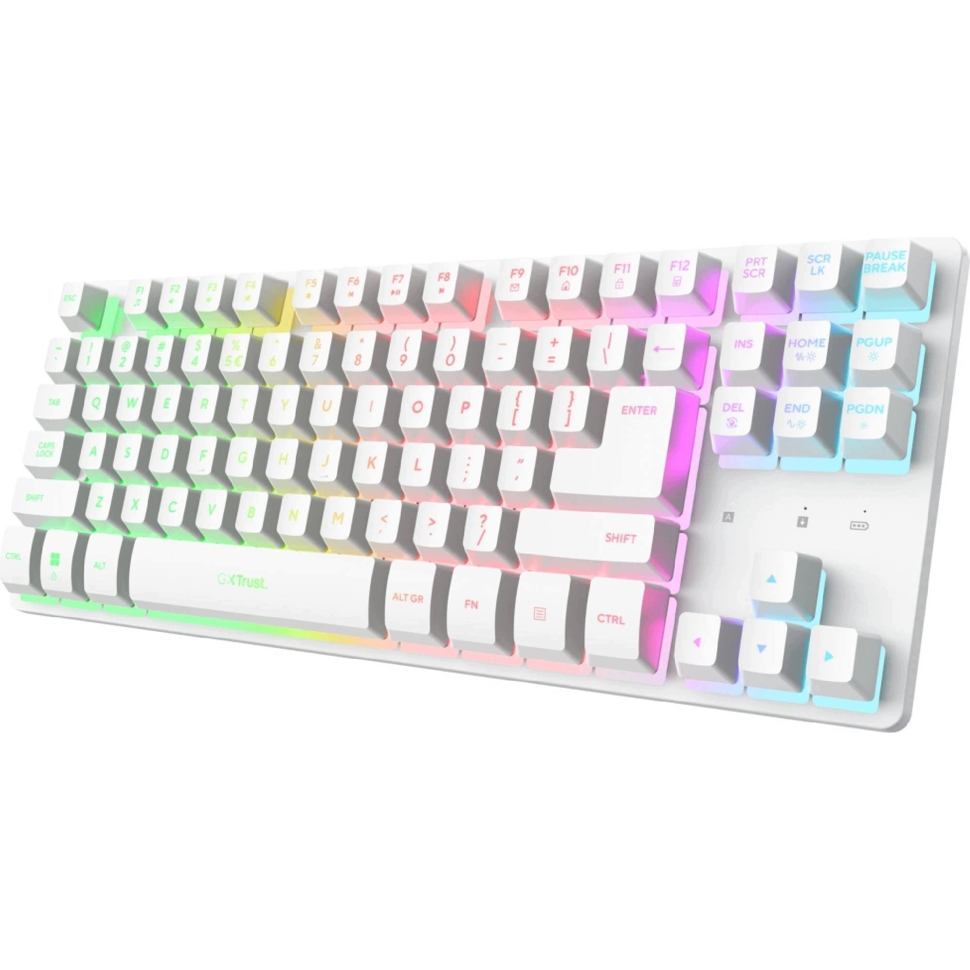 Trust Klawiatura gamingowa bezprzewodowa Trust Gxt 831W Thado Tkl