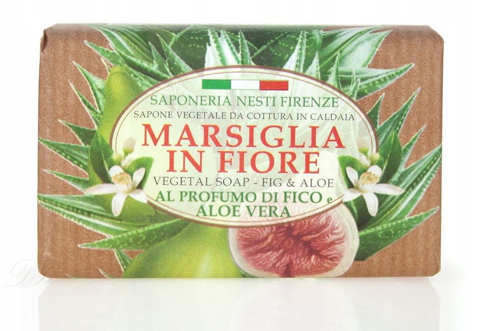 

Naturalne mydło roślinne Figa i Aloes 125g