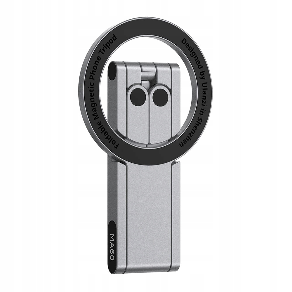 Srebrny mini statyw do telefonu z uchwytem magnetycznym Ulanzi MA60