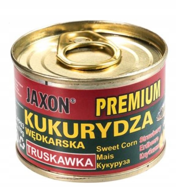 Kukurydza wędkarska Truskawka 70 g w puszce Jaxon