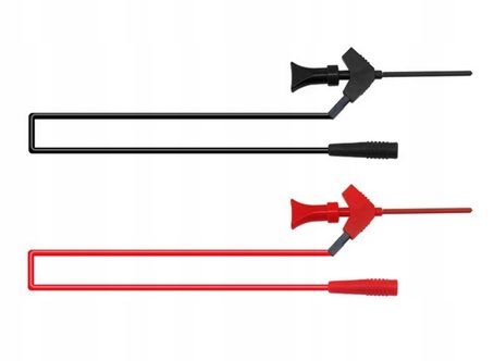 Chwytak pomiarowy probierczy pazurkowy kabel 2szt miernika multimetru sonda