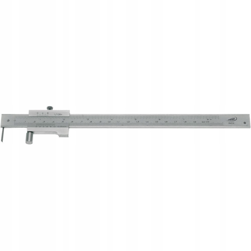 Traťové posuvné měřítko s perem 200 mm nerezová ocel Hp