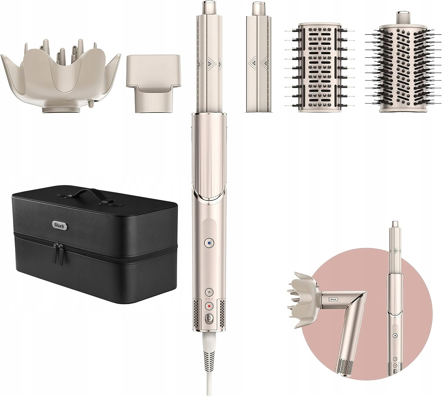 PROFESJONALNA LOKÓWKO-SUSZARKA Shark HD440SLEU | 5w1 | JONIZACJA | 1400W