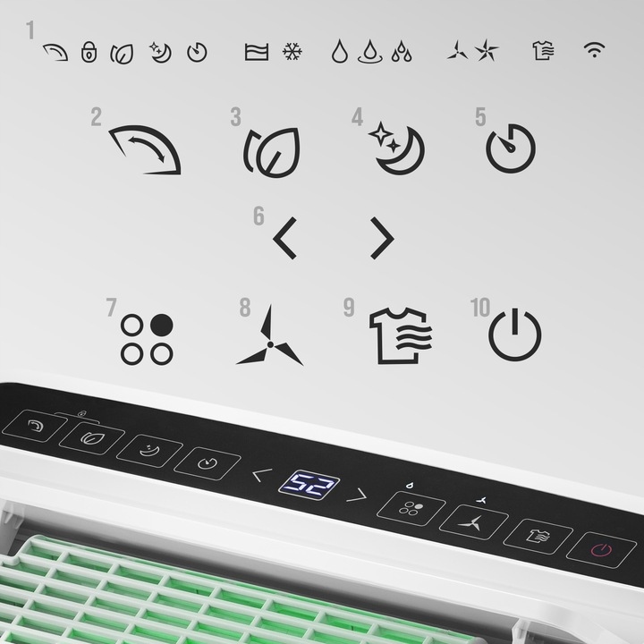 OSUSZACZ POWIETRZA POCHŁANIACZ WILGOCI OCZYSZCZACZ XXL TIMER WIFI 20L/24H Filtry HEPA węglowy wstępny