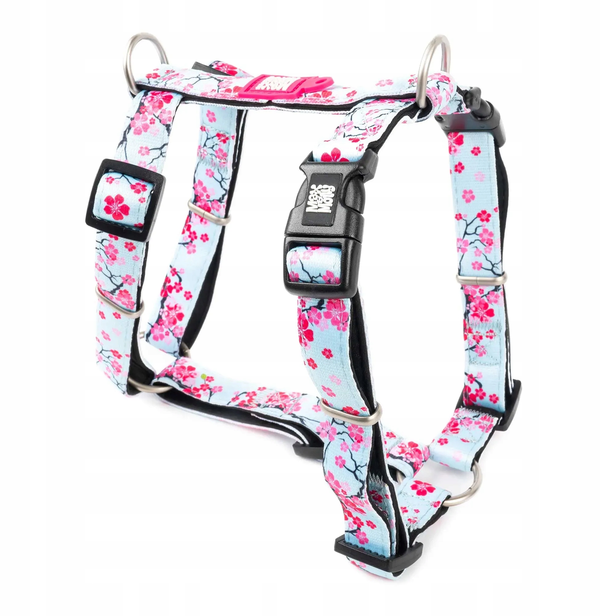 Max&Molly H-Harness Cherry Bloom szelki dla psa i szczeniaka, regulowane S